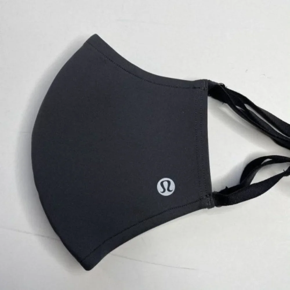 Lululemon Double Strap Face Mask Black New In Box (Men/Women) #3141